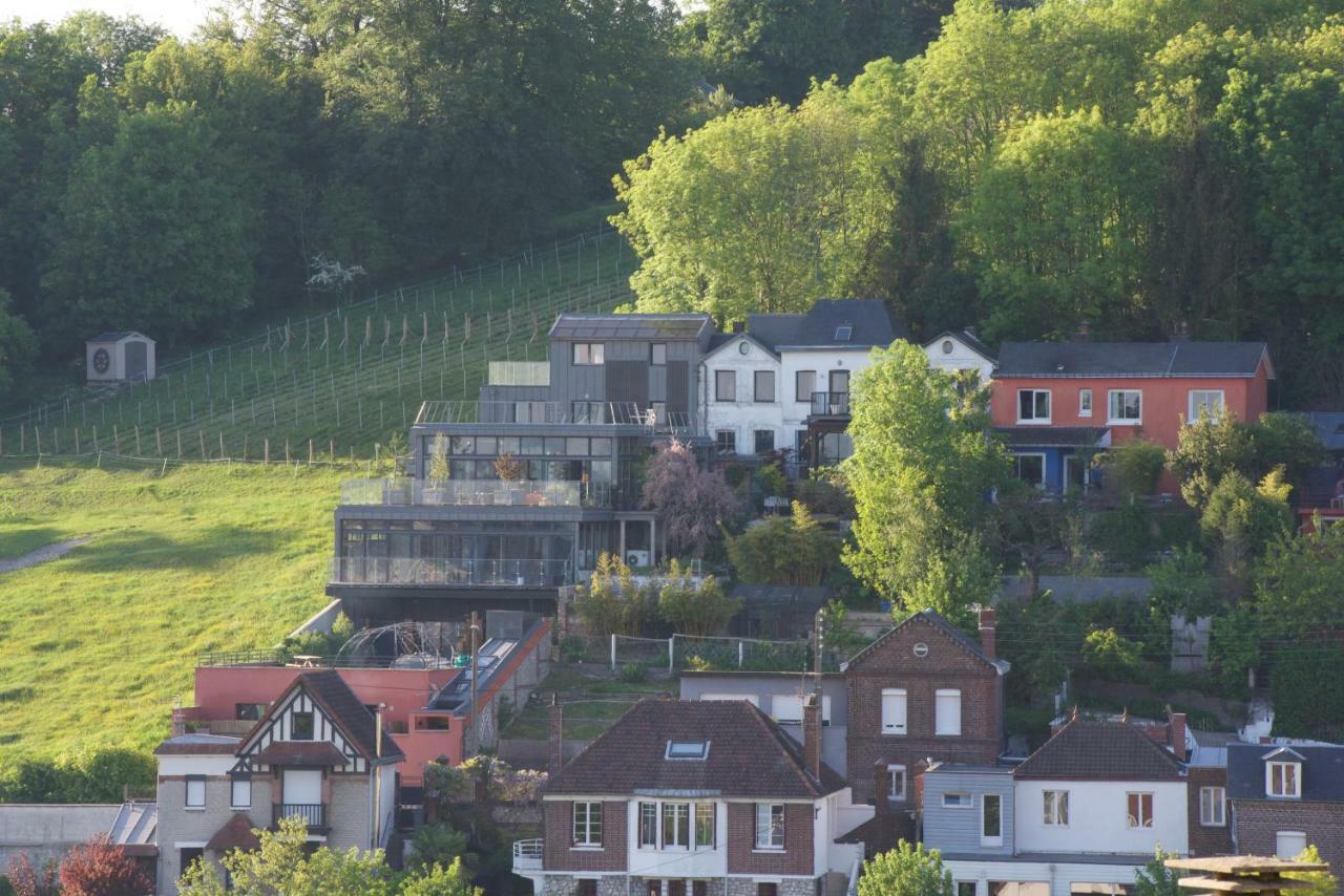 Rouen Eco Lodges Maison Entiere Avec Terrasse Dans Jardin Potager Piscine Parking Dış mekan fotoğraf